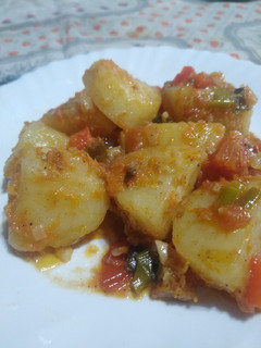 Una foto de Papas sin horno y sin freír deliciosa