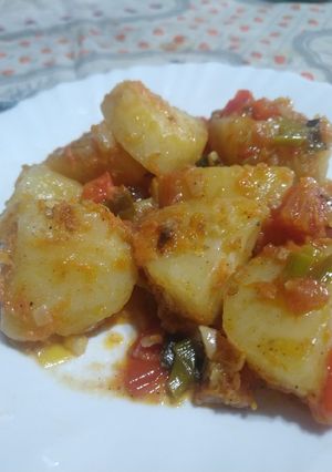 Una foto de Papas sin horno y sin freír deliciosa
