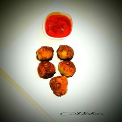 A picture of Leftover Cabbage Curry Pokora:-.