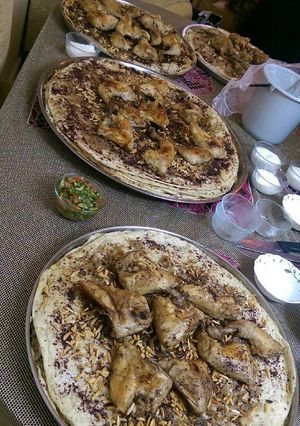صورة لوصفة المسخن الفلسطيني