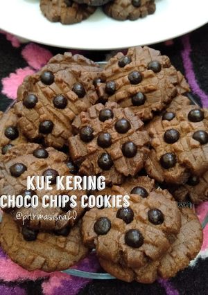 Foto resep Kue kering choco chips cookies