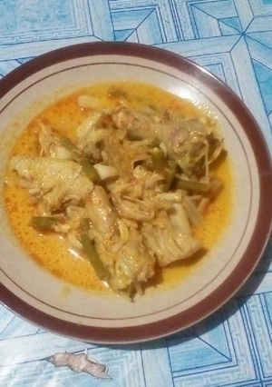 Foto resep Gule nangka kacang panjang, kepala ayam sadappppp