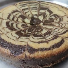 A picture of Zebra cake.