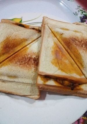 A picture of Toasted Beans and Bread #teamabuja.