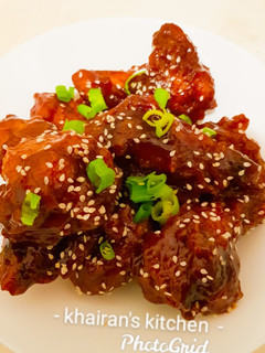 BBQ chicken wings ainihin hoton girkin