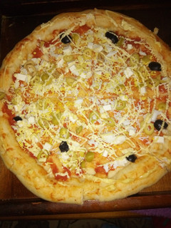 صورة لوصفة بيتزا