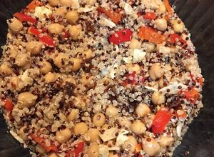 Una foto de Quinoa con Garbanzos