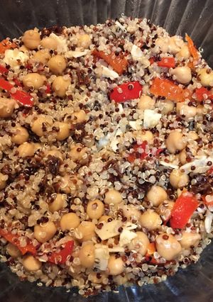 Una foto de Quinoa con Garbanzos