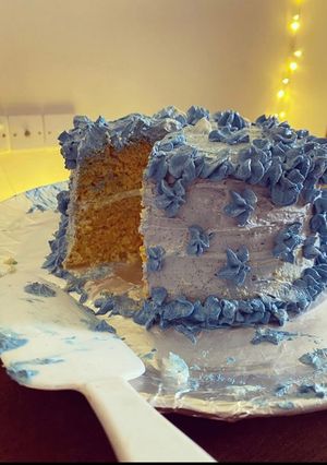 A picture of 5 minutes MICROWAVE CARROT CAKE !.