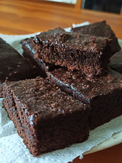 Una foto de Brownie de chocolate