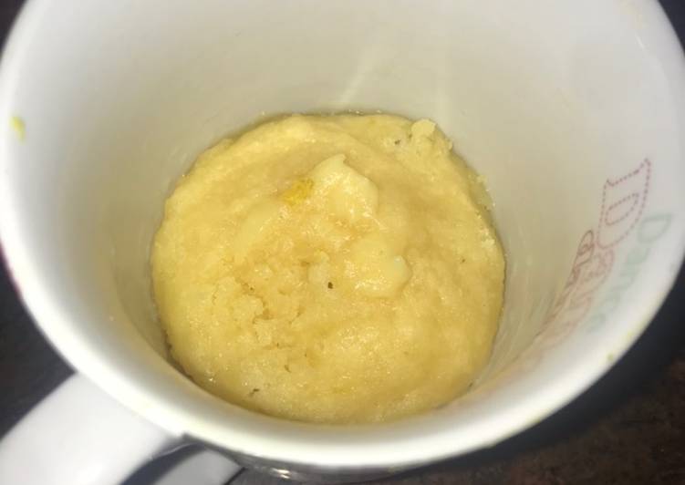 Mug cake de limón