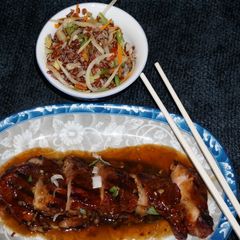 A picture of ROASTED PORK SHOULDER BUTT CHARSIU. JON STYLE.