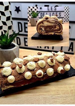 Une photo de Gateau roulé aux crêpes