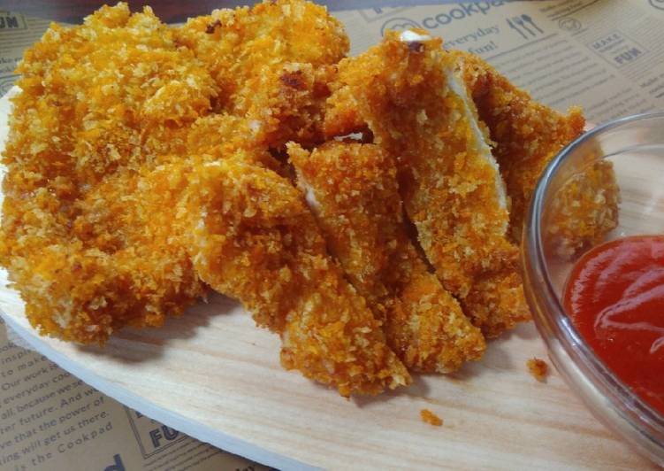 Cara Gampang Membuat Chicken Katsu krispy #BikinRamadanBerkesan Anti Gagal