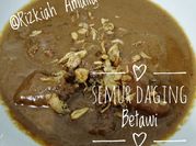 Gambar semur daging sapi kecap kering