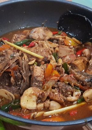 Foto resep Tuna Jamur Kecap Pedas
