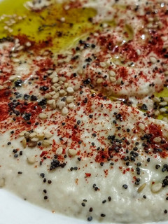 Una foto de CREMA BLANCA de Frijol y Tahini...!😍