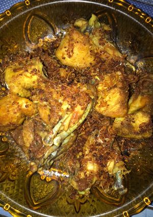 Foto resep Ayam goreng serundeng bumbu racik