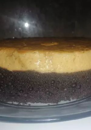 Una foto de Pastel imposible / Chocoflan