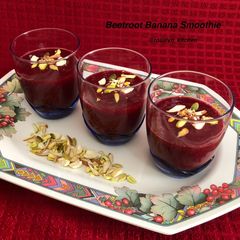 A picture of Beetroot Banana Smoothie.