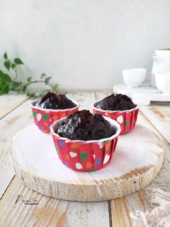 Foto resep Bolu Kukus Pisang Coklat (Eggless, No Mixer)