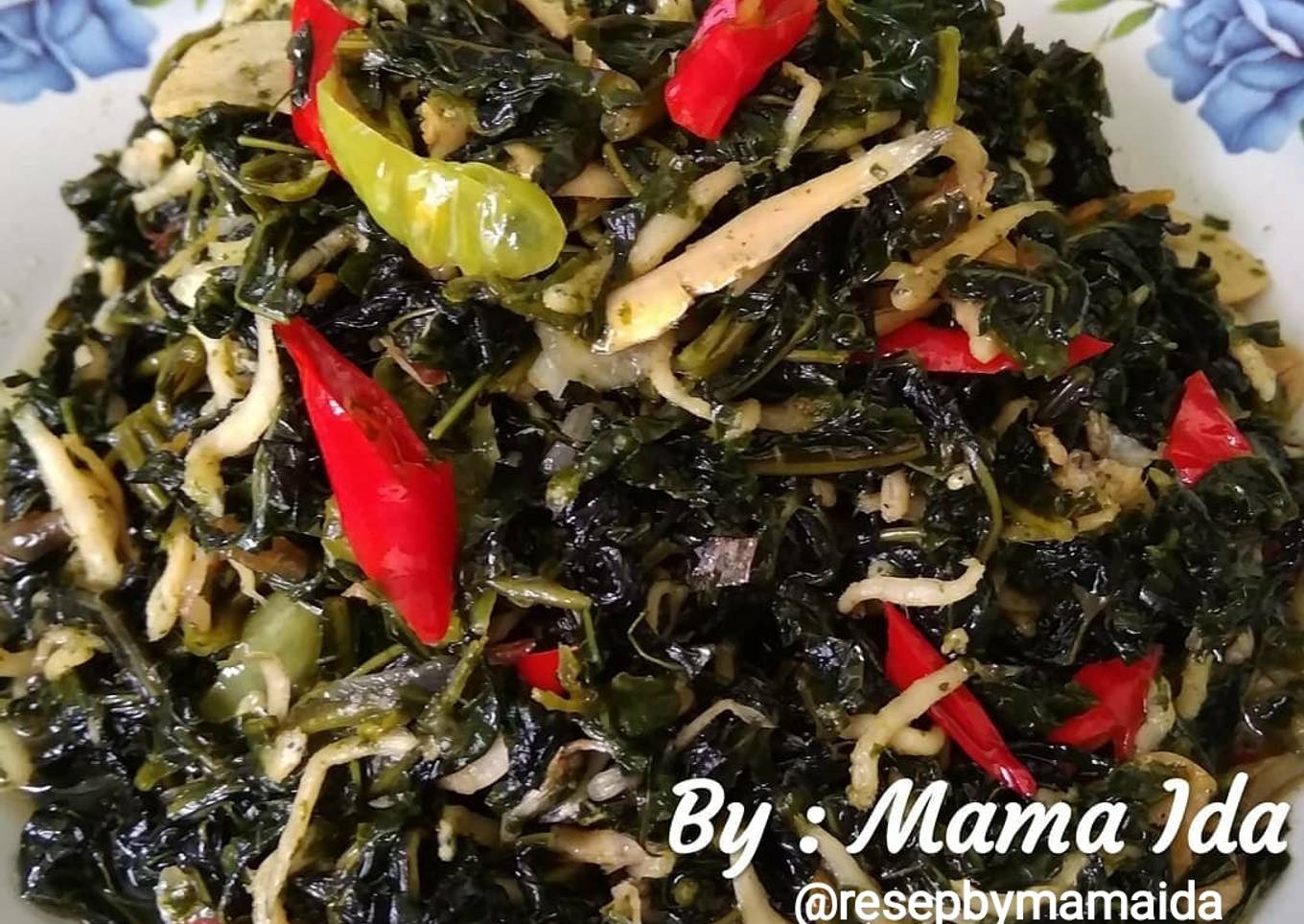 Tumis Daun Pepaya Jepang Teri Medan
