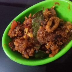 A picture of Squid masala koonthal masala.