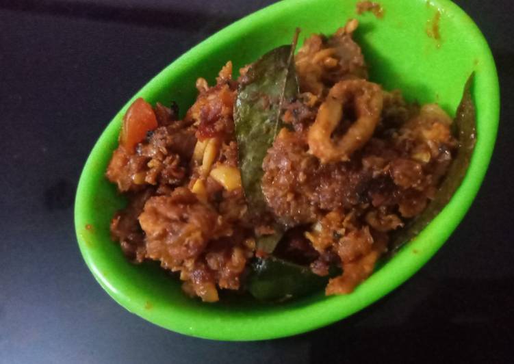 Recipe of Super Quick Homemade Squid masala koonthal masala