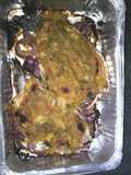 Trucha al horno con salsa de mostaza dulce