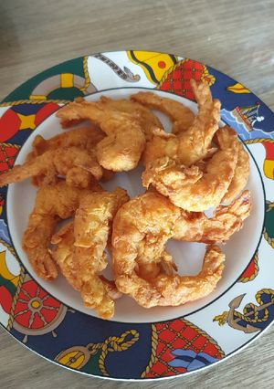Foto resep Udang Goreng Kuning Telur Krispi