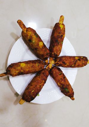 🌽કોર્ન સ્ટિક કબાબ રેસીપી મુખ્ય ફોટો