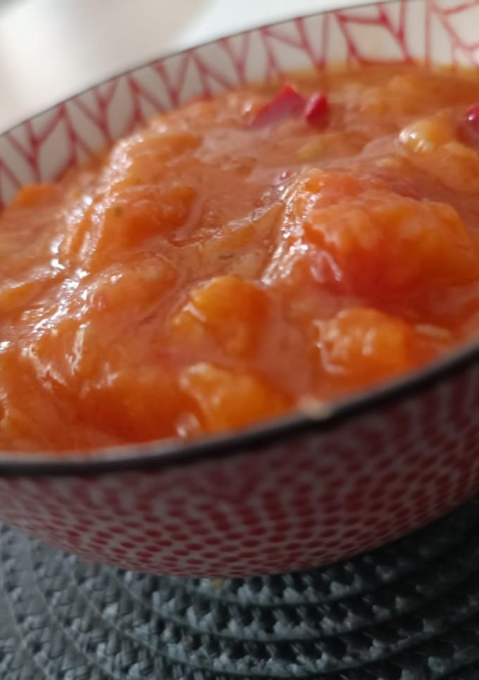 Una foto de Pisto verdura y patata Monsieur Cuisine