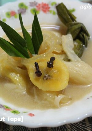 Foto resep 118. Kolak Pirulata (Pisang, Rumput Laut, Tape) Aroma Rempah