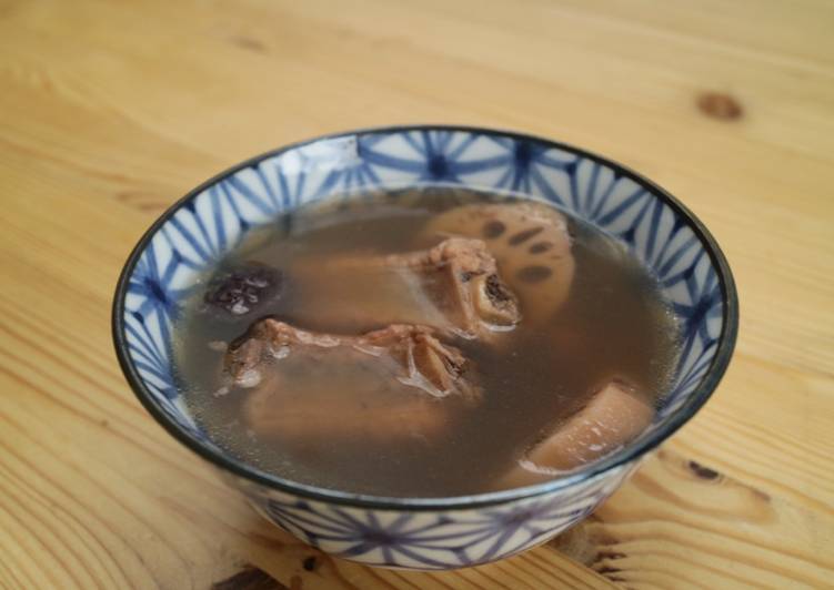 Easiest Way to Make Speedy Lotus Root Soup with Peanuts