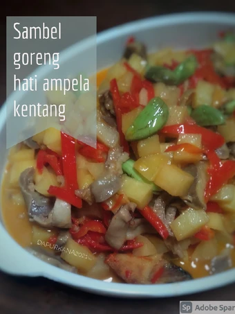 Langkah Mudah untuk Menyiapkan Resep  Sambal goreng hati ampela kentang dengan santan yang Enak, Enak