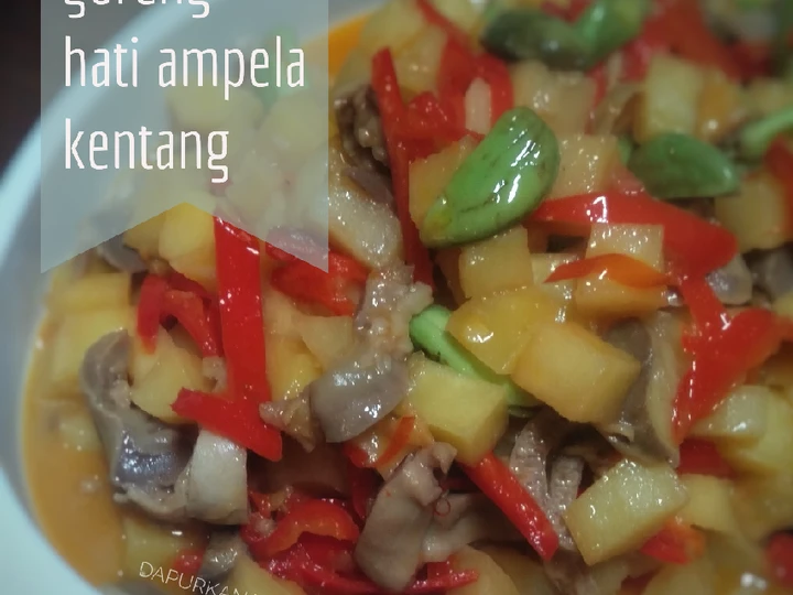 Langkah Gampang Membikin Resep  Sambal goreng hati ampela kentang dengan santan yang Sempurna, Bisa Manjain Lidah