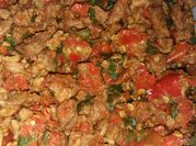 Gambar lawar daging pedas