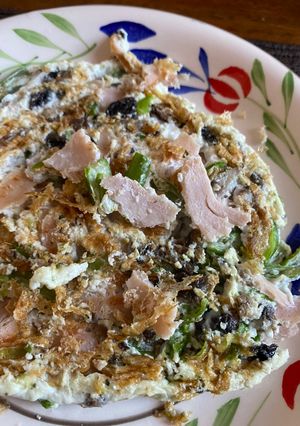 Una foto de Omelette de jamón y verduras