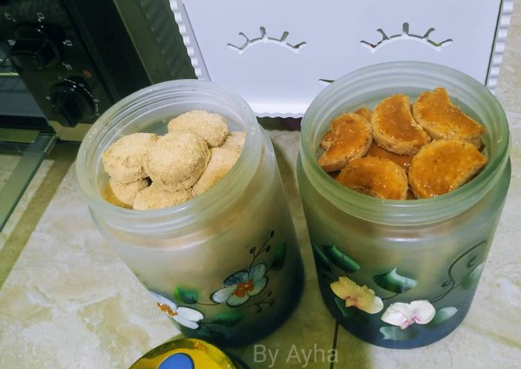 Resep Terbaru Kue kacang versi 1 (1 adonan jadi 2 macam kue kering) Ala Warteg