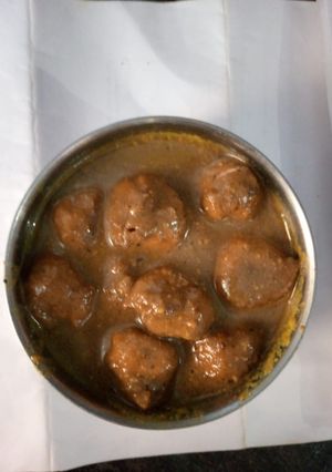 A picture of Chana daal kadhi.