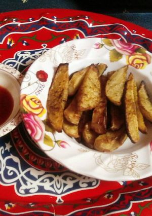 صورة لوصفة بطاط الفرن😋😋😘