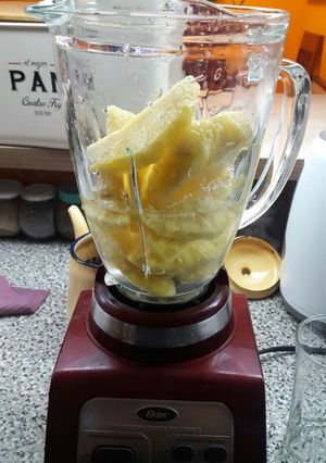 Una foto de Jugo natural de piña
