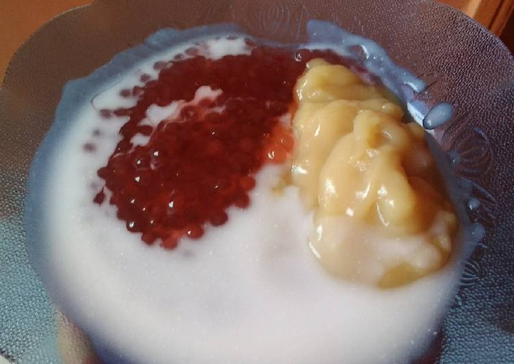 Resep Bubur Sagu Mutiara feat Bubur Sumsum 😋 Enak Banget