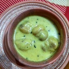 Besan ki kadhi A picture of Besan ki kadhi.