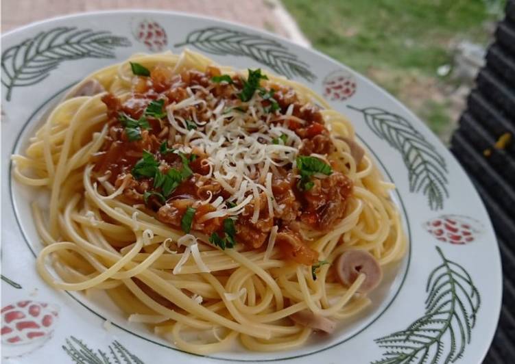 Spaghetti saus bolognese❤