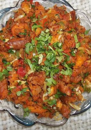 A picture of Bread poha.