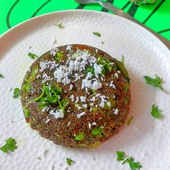 A picture of Ragi upma.