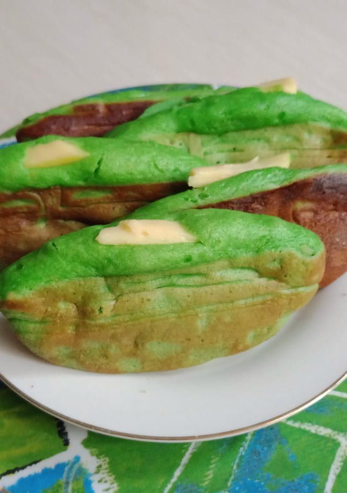 Foto resep Pukis pandan keto