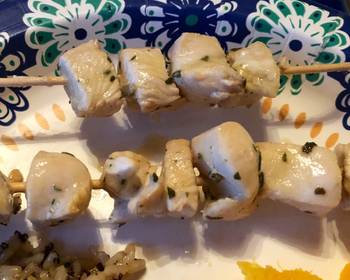 Ultimate Serving Recipe Rosemary asiago chicken kabobs Most Delicious