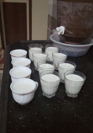 صورة لوصفة زبادي البيت وحلاوته 🌷🥰😋